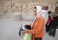 Zwiedzanie ruin Persepolis w Iranie