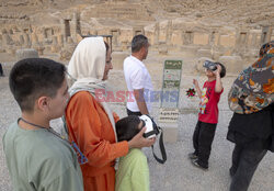 Zwiedzanie ruin Persepolis w Iranie