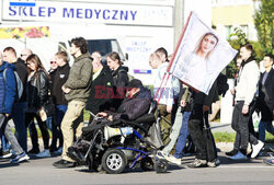 Procesja różańcowa Wojowników Maryi w Olsztynie