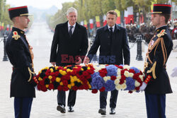 Belgijska para królewska z wizytą we Francji