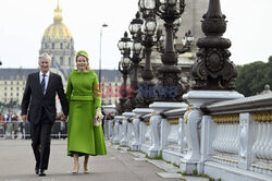 Belgijska para królewska z wizytą we Francji