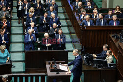 Orędzie prezydenta Andrzeja Dudy w Sejmie