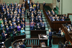 Orędzie prezydenta Andrzeja Dudy w Sejmie