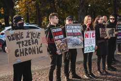 Gdański protest w obronie dzików