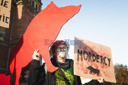 Gdański protest w obronie dzików