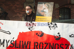 Gdański protest w obronie dzików