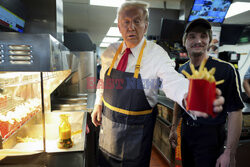 Donald Trump pracuje w McDonaldzie