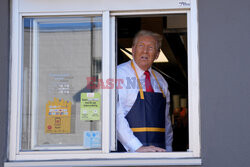 Donald Trump pracuje w McDonaldzie