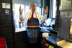 Donald Trump pracuje w McDonaldzie