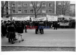 Strajki i demonstracje Solidarności