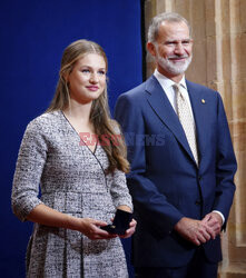 Hiszpańska rodzina królewska na rozdaniu  Nagród Księżnej Asturii