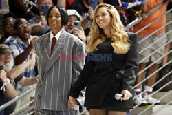 Beyonce na wiecu wyborczym Kamali Harris