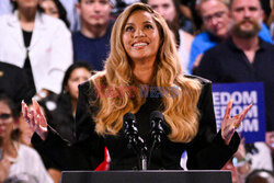 Beyonce na wiecu wyborczym Kamali Harris