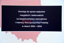 Konferencja szefa Komisji ds. badania wpływów rosyjskich i białoruskich