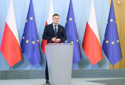 Konferencja szefa Komisji ds. badania wpływów rosyjskich i białoruskich