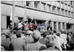 Strajki i demonstracje Solidarności