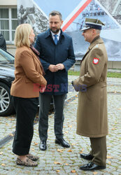 Wizyta minister obrony narodowej Czech w Warszawie