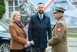 Wizyta minister obrony narodowej Czech w Warszawie