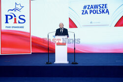 Konferencja prezesa PiS