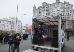 Demonstracja antyfaszystowska w Warszawie