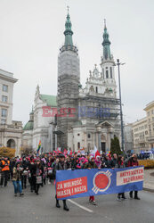 Demonstracja antyfaszystowska w Warszawie