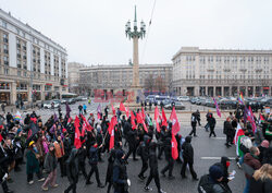 Demonstracja antyfaszystowska w Warszawie