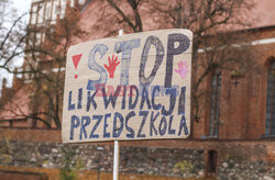 Zbiórka podpisów przeciwko likwidacji najstarszego przedszkola w Olsztynie