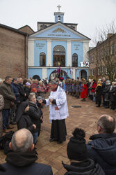 Poświęcenie kaplicy Matki Bożej Ostrobramskiej w Łapach