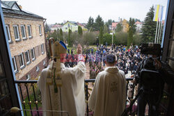 Poświęcenie kaplicy Matki Bożej Ostrobramskiej w Łapach