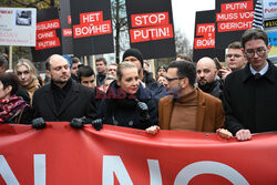 Manifestacja antyrosyjska w Berlinie