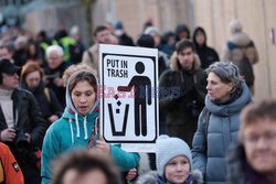 Manifestacja antyrosyjska w Berlinie