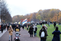 Manifestacja antyrosyjska w Berlinie