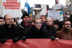 Manifestacja antyrosyjska w Berlinie