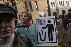 Manifestacja antyrosyjska w Berlinie