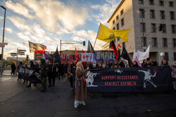 Manifestacja antyrosyjska w Berlinie