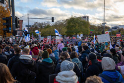 Manifestacja antyrosyjska w Berlinie