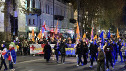 Protesty w Gruzji po wyborach do parlamentu