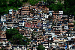 Fawela Rocinha w Rio de Janeiro