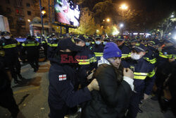 Protesty w Gruzji po wyborach do parlamentu