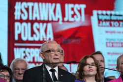 Konferencja prezesa PiS Jarosława Kaczyńskiego