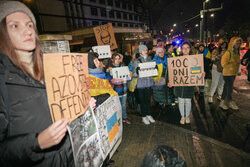 1000 Dzień Piekła - protest przed ambasadą Rosji