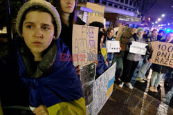 1000 Dzień Piekła - protest przed ambasadą Rosji