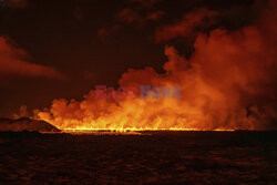 Nowa erupcja wulkanu na półwyspie Reykjanes w Islandii