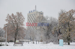 Pierwszy śnieg w Warszawie