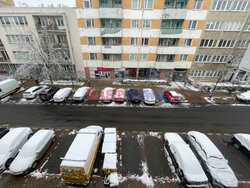 Pierwszy śnieg w Warszawie