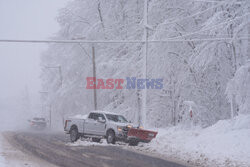 Burza śnieżna w USA