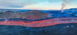 Nowa erupcja wulkanu na półwyspie Reykjanes w Islandii