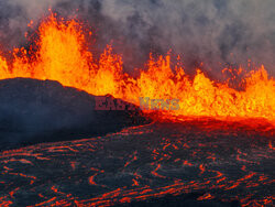 Nowa erupcja wulkanu na półwyspie Reykjanes w Islandii