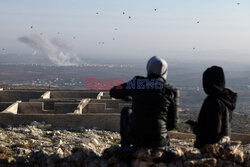 Syryjscy rebelianci podczas ofensywy w Aleppo