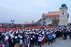 Protest ph. TAK dla edukacji! NIE dla deprawacji!